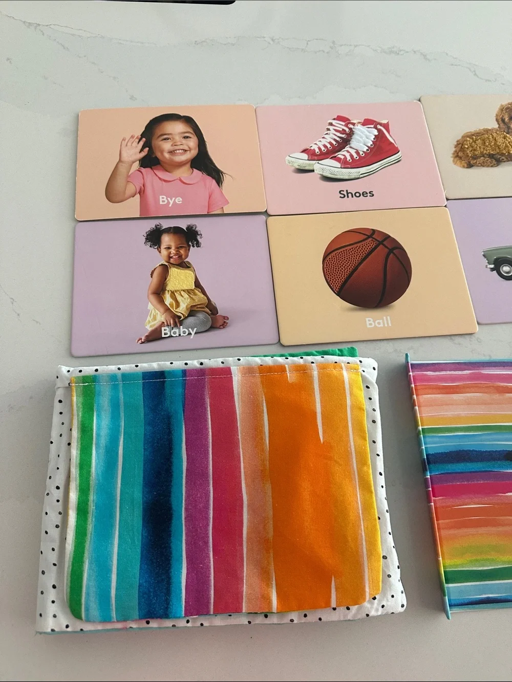 Lovevery Soft Book And Double Sided Flash Cards